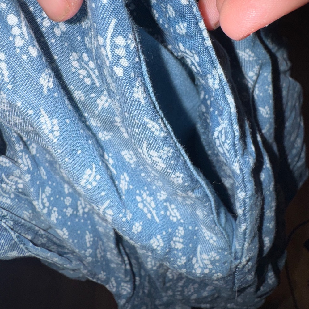 Velvet Heart Light Blue Floral dress - Picture 6 of 7